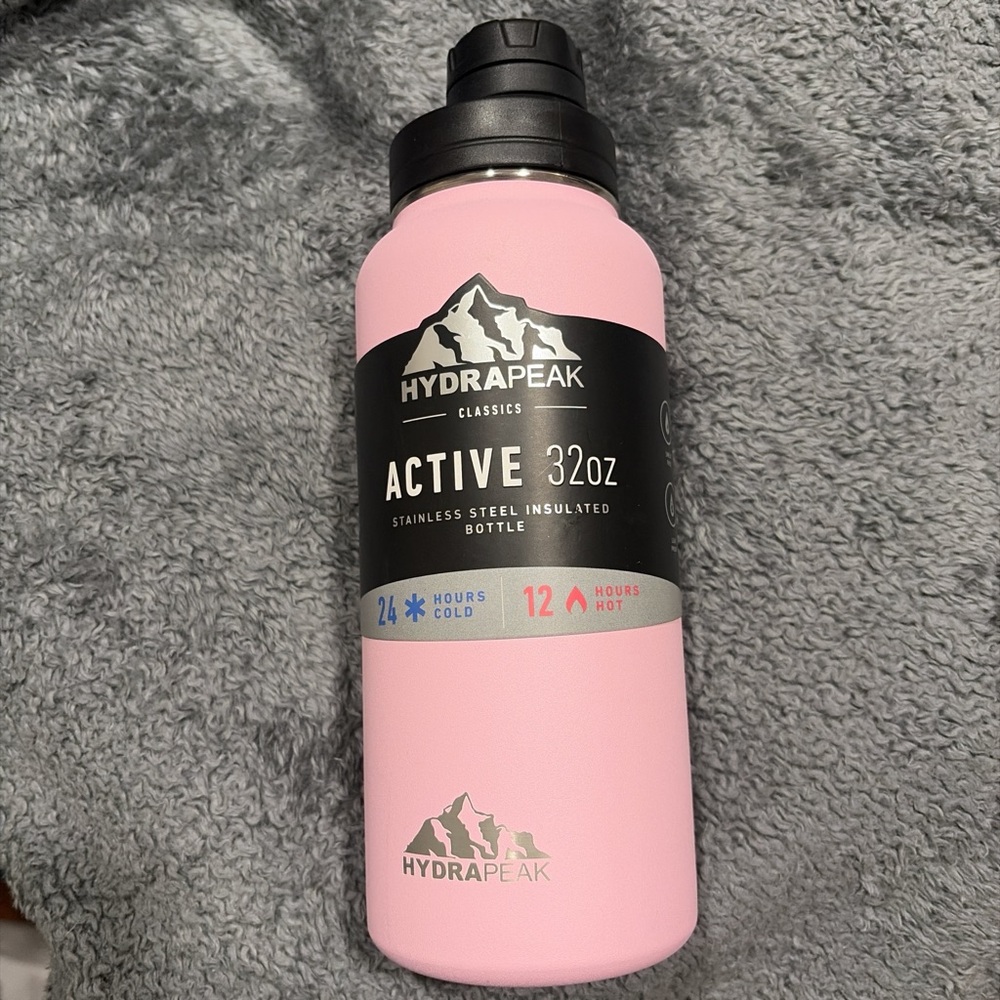 Pink Stainless Steel Insulated Bottle - 32oz